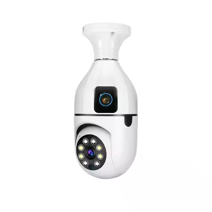 WiFi Dual lens Bulb Camera 