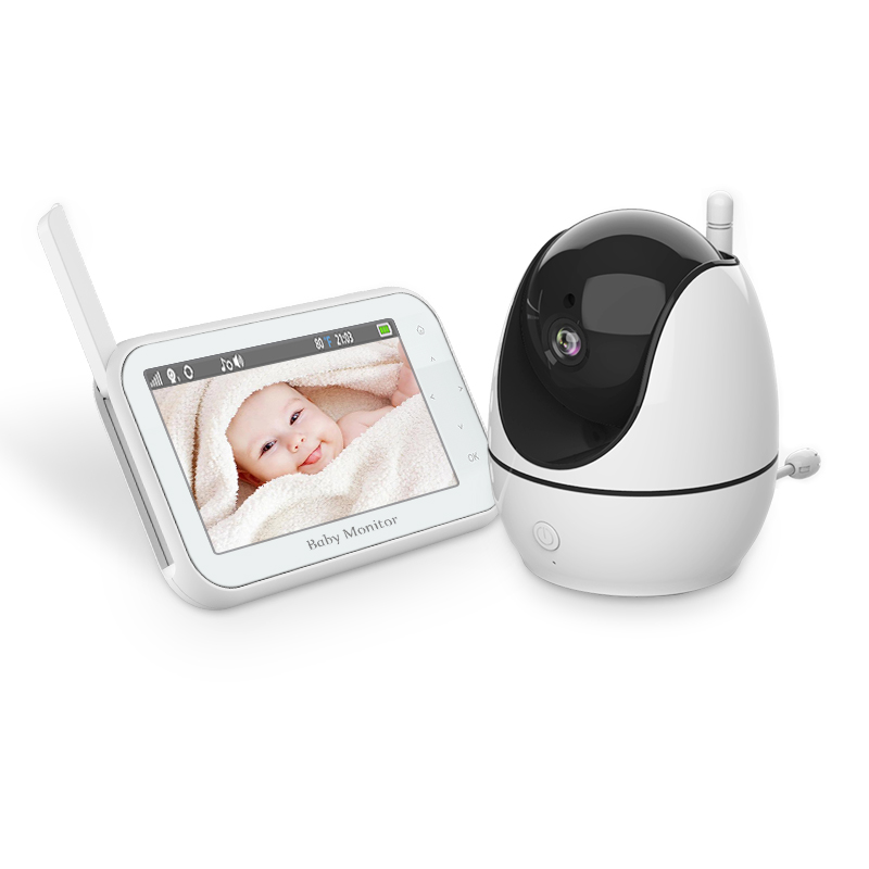4.3 Inch Baby Monitor With Camera Wireless Video Nanny Security Night Vision Temperature Sleep PTZ Camera Baby Monitor - 副本
