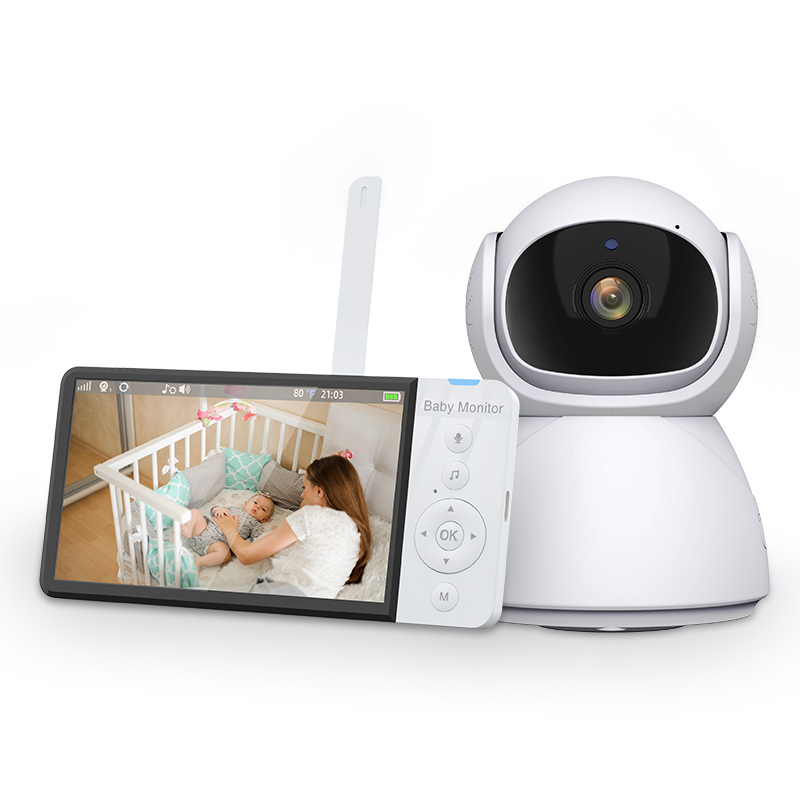 5inch 720p Factory Digital Video Baby Monitor Large Capacity Battery Crying Detection New Baby Audio Camera Baby Monitor - 副本